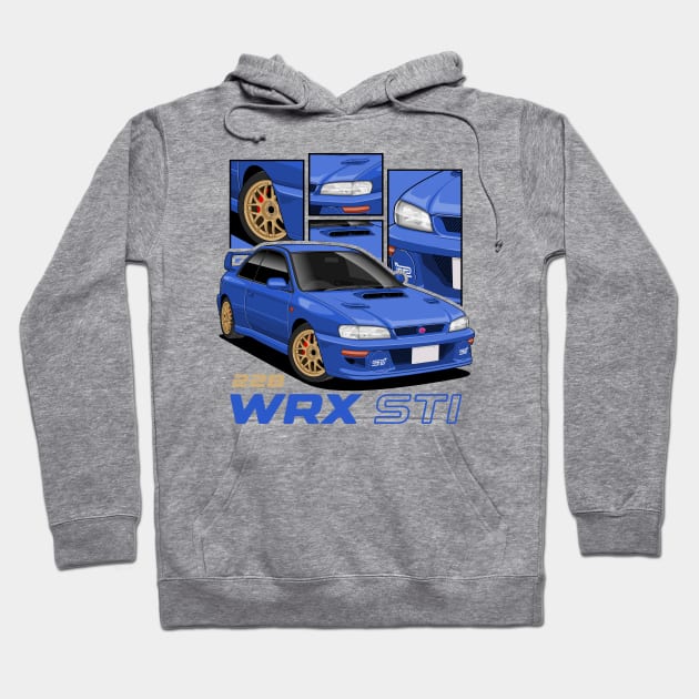 Impreza 22B WRX STI Hoodie by squealtires